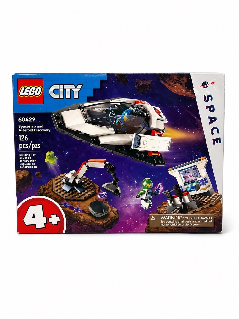 LEGO NWT City Spaceship Asteroid Discovery 60429 Sealed Space Set 126pcs